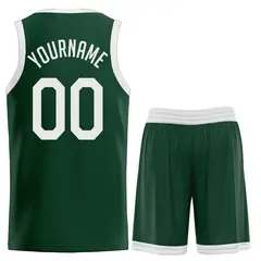 Green White Classic Sets Basketball Jersey 2