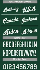 Green White Classic Sets Basketball Jersey 4