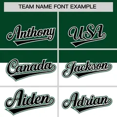 Green White Color Block Varsity Letterman Bomber Jacket 3