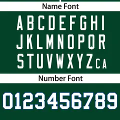 Green White Full Button Authentic Baseball Jersey 4