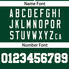 Green White Full Button Authentic Baseball Jersey 4