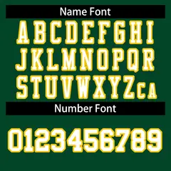 Green White-Gold Classic Style Authentic Football Jersey 4