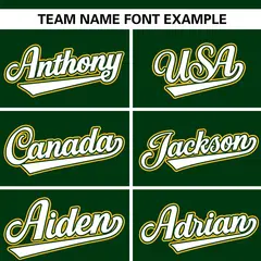 Green White-Gold Raglan Varsity Letterman Bomber Jacket 5