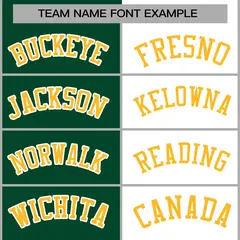 Green White-Gold Two Tone Split Varsity Letterman Jacket 5
