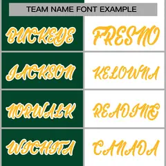 Green White-Gold Two Tone Split Varsity Letterman Jacket 5