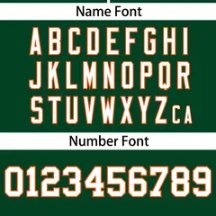 Green White Gradient Ribbed Authentic Baseball Jersey 4