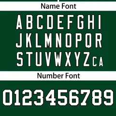 Green White Gradient Ribbed Authentic Baseball Jersey 4