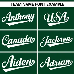 Green White Gradient Ribbed Authentic Baseball Jersey 3