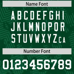 Green White Graffiti Line Authentic Football Jersey 4