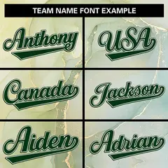 Green White Graffiti Tie Dye Ink Paint Varsity Letterman Jacket 5