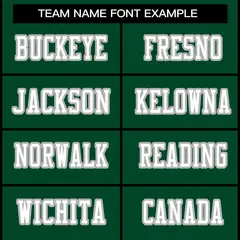 Green White Gray Classic Style Authentic Football Jersey 3