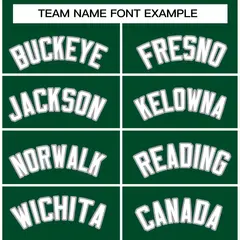 Green White-Gray Classic Varsity Full-Snap Letterman Jacket 3