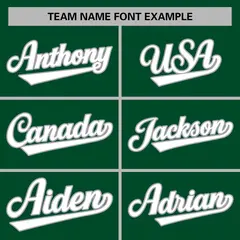 Green White-Gray Classic Varsity Full-Snap Letterman Jacket 3