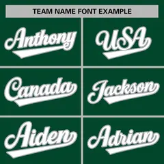 Green White-Gray Classic Varsity Full-Snap Letterman Jacket 5