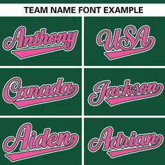 Green White-Green Full-Snap Raglan Letterman Jacket 3