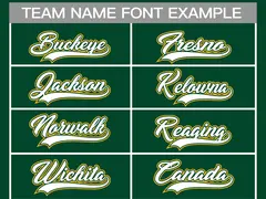 Green White Green-Gold Classic Hockey Jersey 3