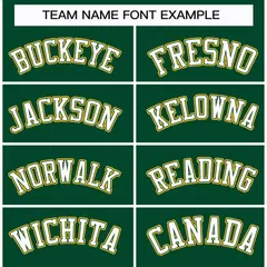 Green White Green-Gold Classic Hockey Jersey 3