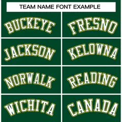 Green White-Green Raglan Varsity Full-Snap Letterman Jacket 3