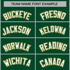 Green White-Green Raglan Varsity Full-Snap Letterman Jacket 3