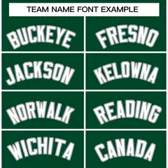 Green White-Green Raglan Varsity Full-Snap Letterman Jacket 3