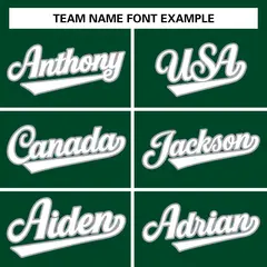 Green White-Green Raglan Varsity Full-Snap Letterman Jacket 3