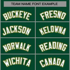 Green White-Green Raglan Varsity Full-Snap Letterman Jacket 5