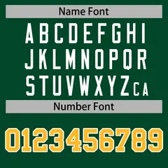 Green White-Green Raglan Varsity Full-Snap Letterman Jacket 6