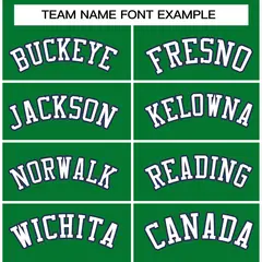 Green White-Navy Classic Varsity Full-Snap Letterman Jacket 5