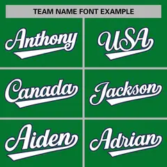 Green White-Navy Classic Varsity Full-Snap Letterman Jacket 5