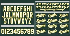 Green White-Old Gold Authentic Classic Baseball Jersey 3