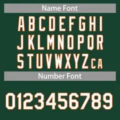Green White-Orange Classic Casual Basketball Jersey 4