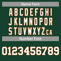 Green White-Orange Classic Casual Basketball Jersey 4