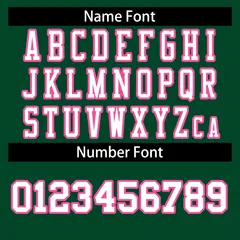 Green White-Pink Classic Style Authentic Football Jersey 4