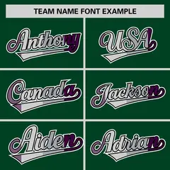 Green White Pride Month Baseball Jersey 3