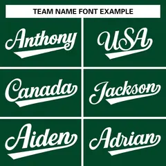Green White Raglan Varsity Full-Snap Letterman Jacket 5