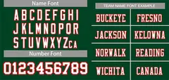 Green White-Red Classic Style Mesh Football Jersey 3