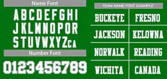 Green White-Silver Classic Style Mesh Football Jersey 3