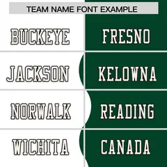 Green White Split Fashion Mesh Football Jersey 3