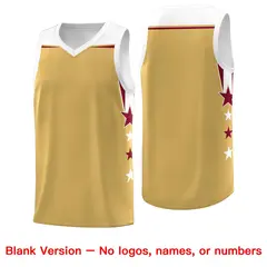 Green White Two Tone Side Star Color Block Basketball Jersey 6