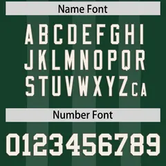Green White Vertical Fine Stripe Gradient Football Jersey 4