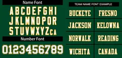 Green White-Yellow Classic Mesh Authentic Football Jersey 3