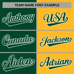 Green Yellow Two Tone Full-Snap Varsity Letterman Jacket 5