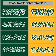 Green Yellow Two Tone Full-Snap Varsity Letterman Jacket 5