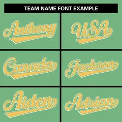 Green Yellow Varsity Raglan Sleeves Letterman Baseball Jacket 7