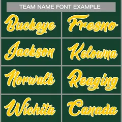 Green Yellow-White Classic Casual Basketball Jersey 3