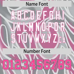 Grey Graffiti Pattern Authentic Football Jersey 4