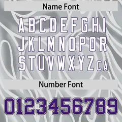 Grey Graffiti Pattern Authentic Football Jersey 4
