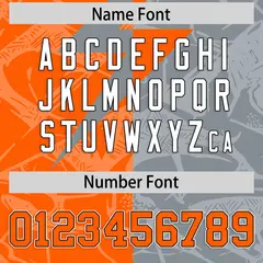 Grey Orange Split Lightning Pattern Football Jersey 4