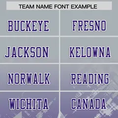 Grey Purple Star Gradient Flag Football Jersey 3