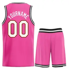 Heal Basketball Jersey Pink White-Orange 2
